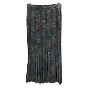 Thorn & Fable Butterfly Velvet Mermaid Midi Skirt Whimsigoth 90s Y2K Forest Punk
